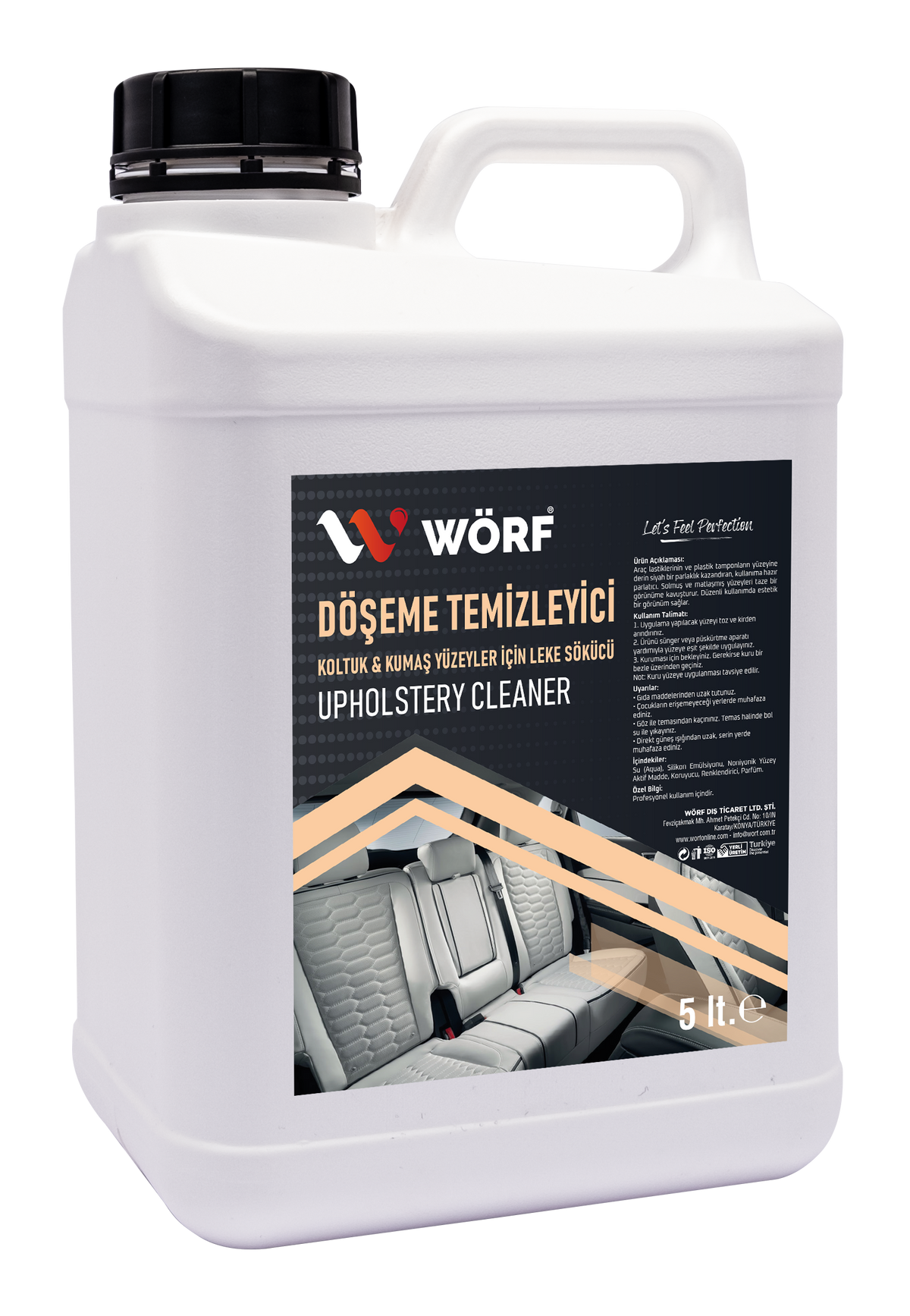 Wörf Döşeme ve Koltuk Temizleyici 5 LT
