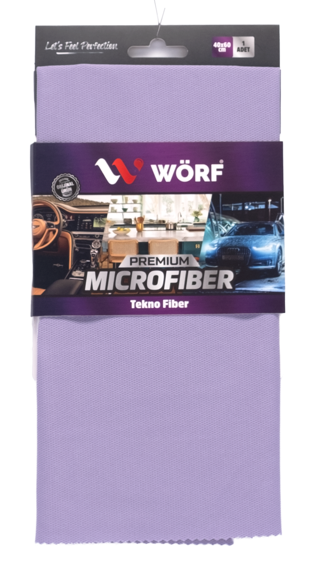 Wörf Grid-Waffle Mikrofiber Cam Bezi 40x60 cm – görsel 7