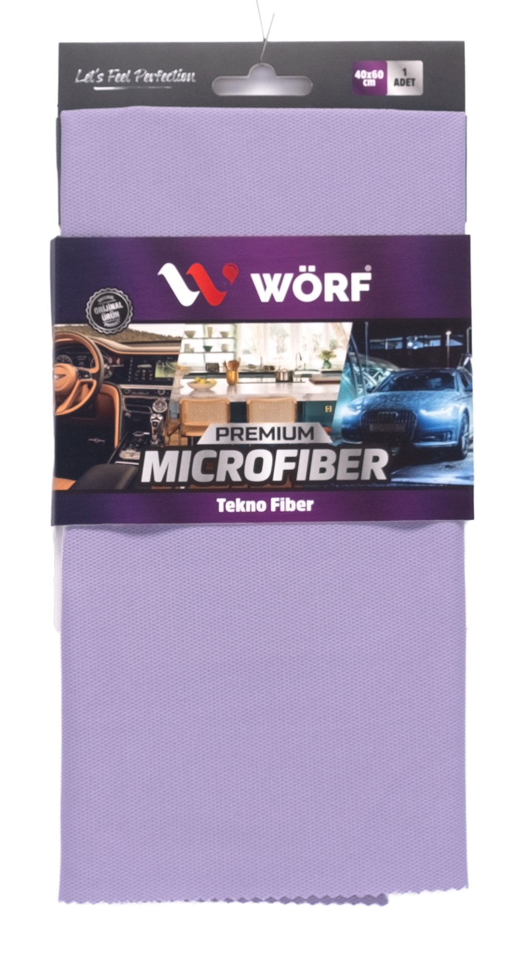 Wörf Grid-Waffle Mikrofiber Cam Bezi 40x60 cm – görsel 7