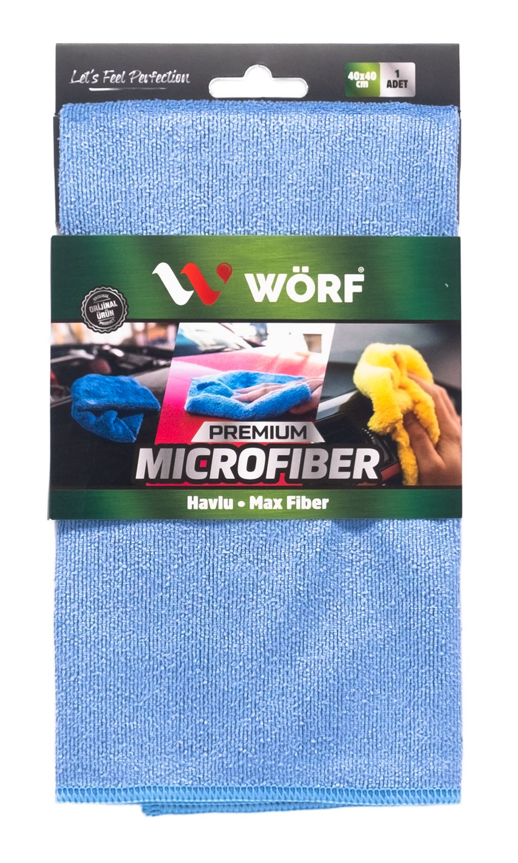 Wörf Grid-Waffle Mikrofiber Cam Bezi 40x60 cm – görsel 6