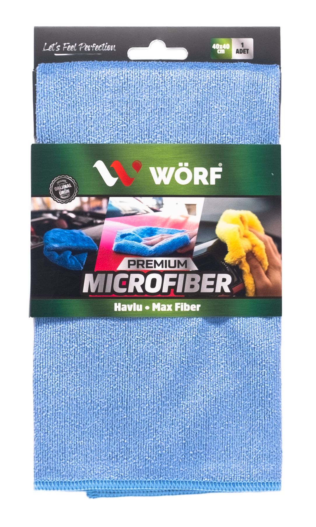 Wörf Grid-Waffle Mikrofiber Cam Bezi 40x60 cm – görsel 6