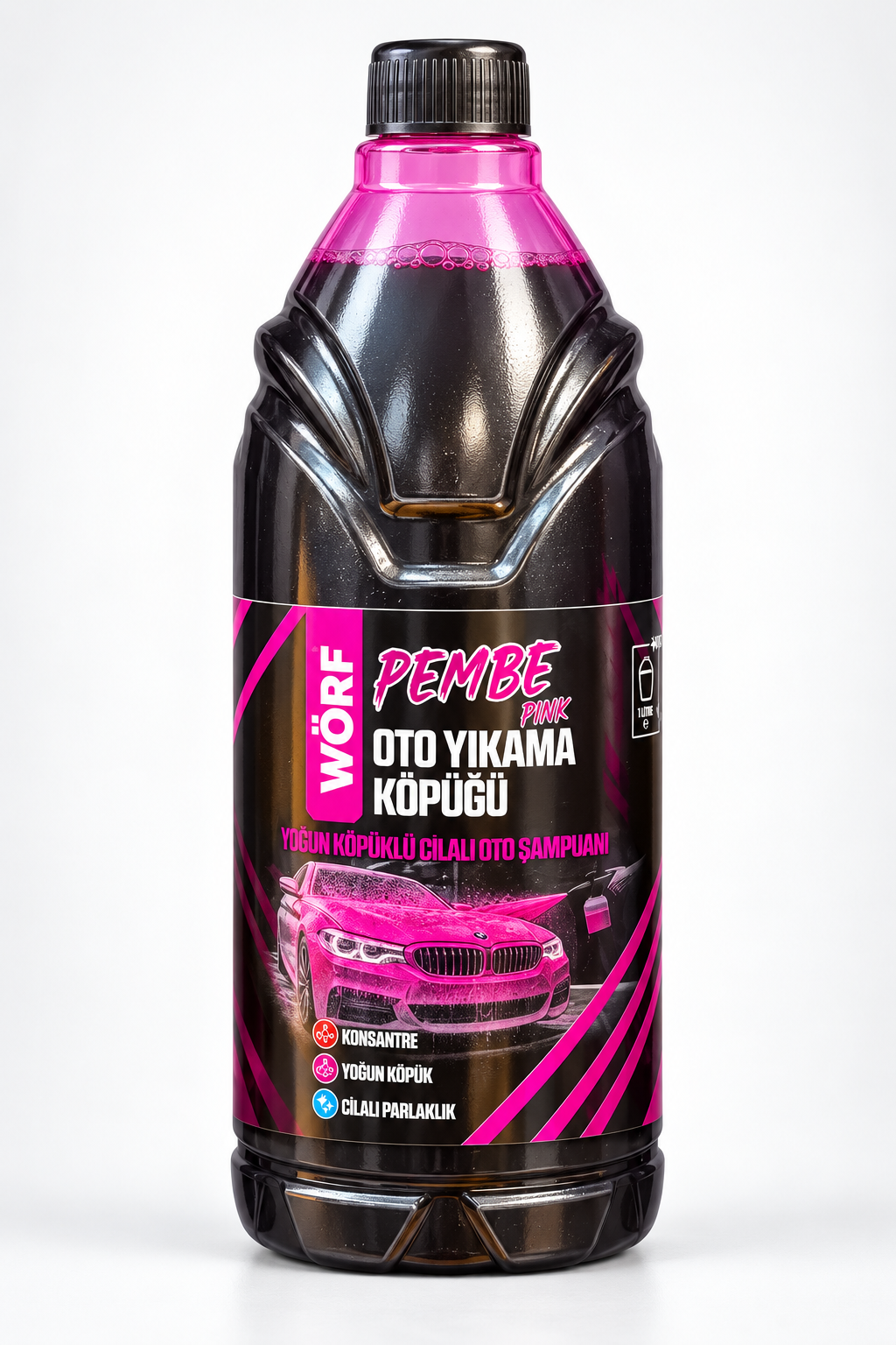 Wörf Pembe Oto Yıkama Köpüğü 1 L
