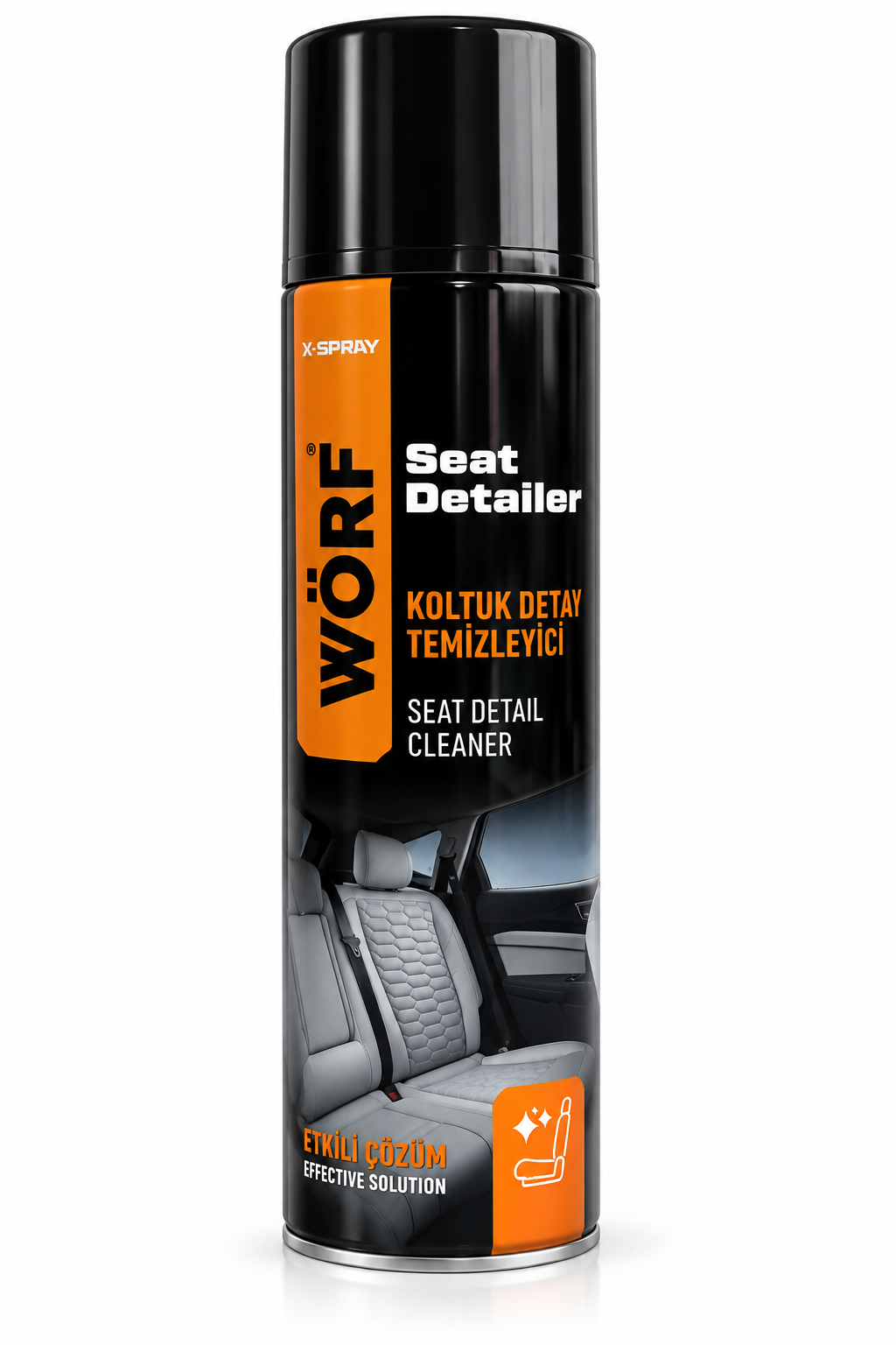 Wörf X-Spray Seat Detailer Koltuk Temizleyici 500 ml