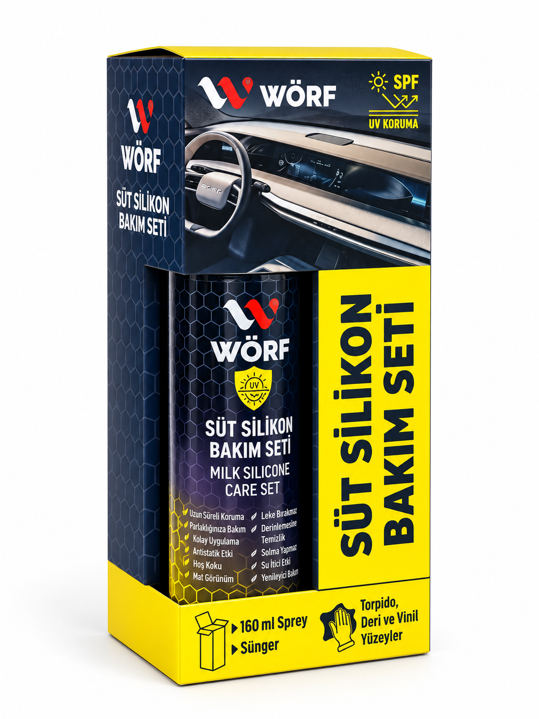 Wörf Torpido Bakım Seti 160 ml aplikatörlü