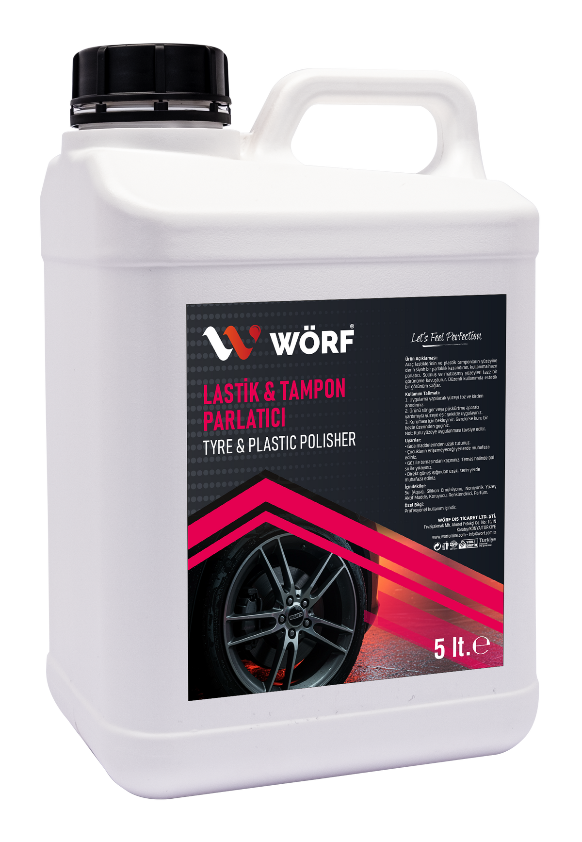 Wörf Lastik ve Tampon Parlatıcı 5 LT