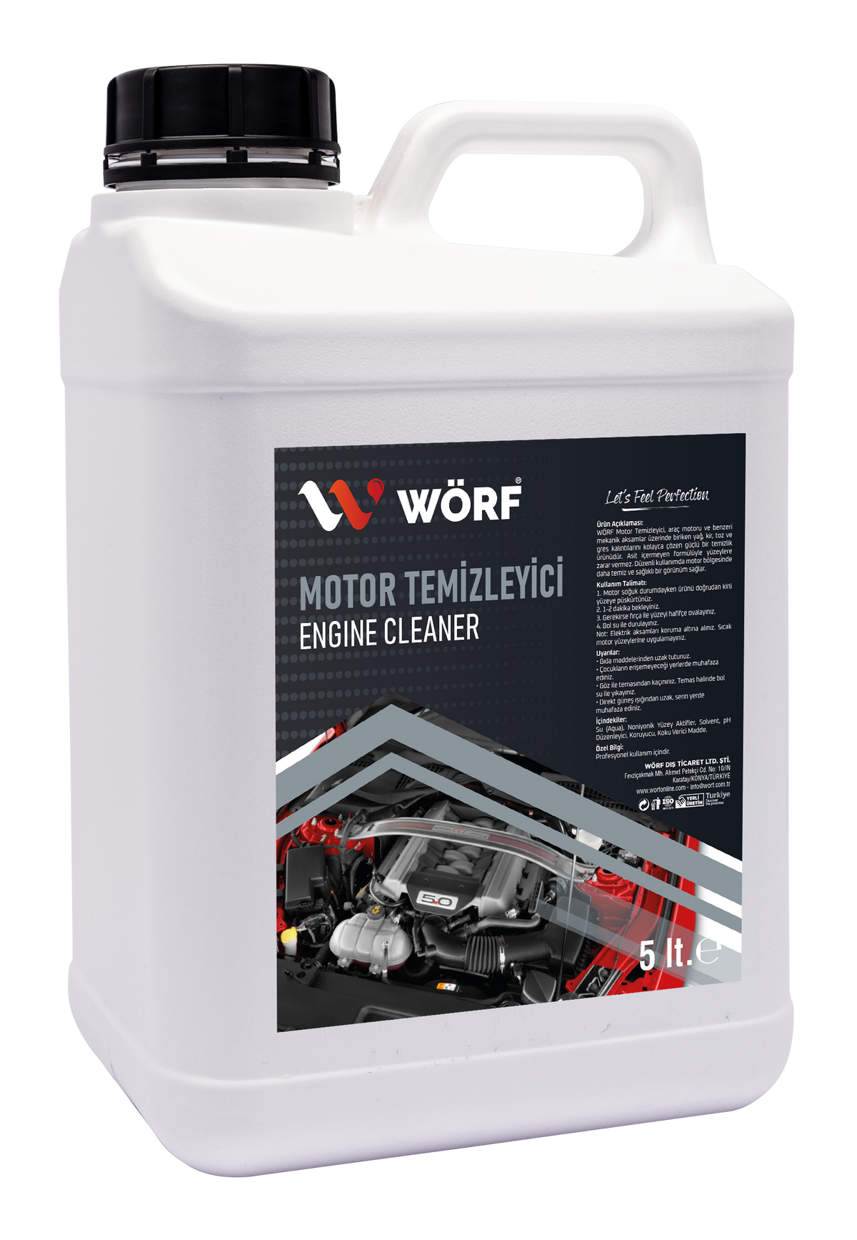 Wörf Motor Temizleyici 5 LT