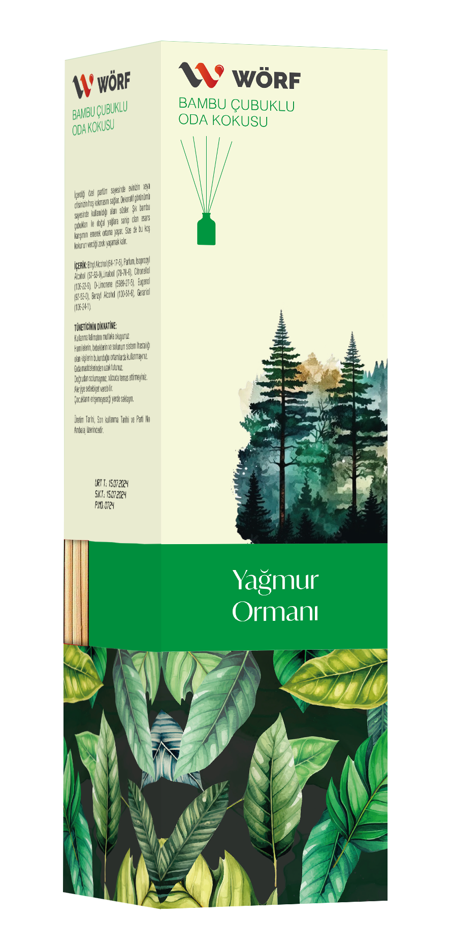 Wörf Bambu Çubuklu Koku 100 ml