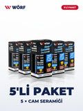 Wörf 5'li Cam Seramiği – 5 × 100 ml