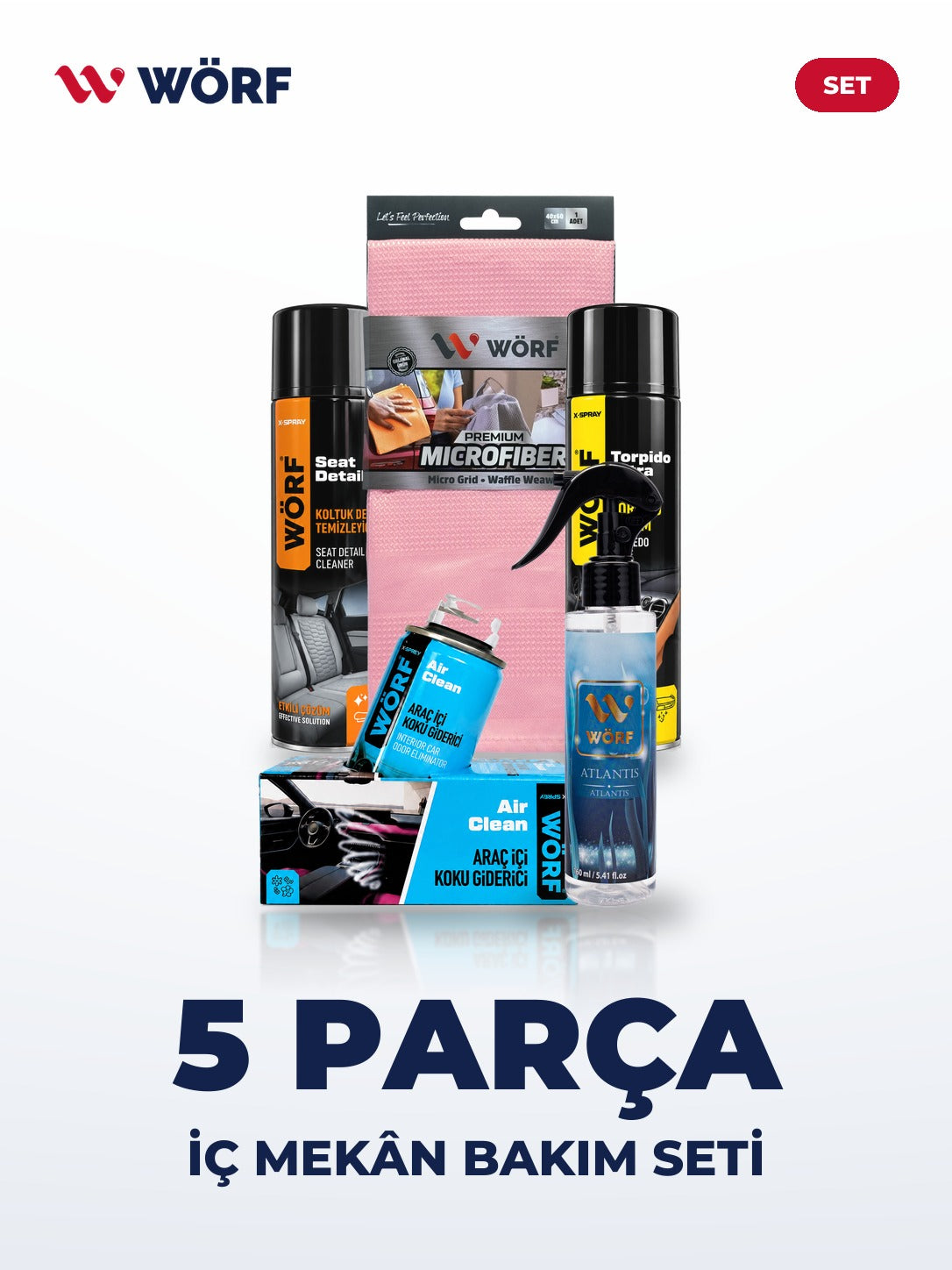 Wörf İç Mekân Bakım Seti (5 Parça)