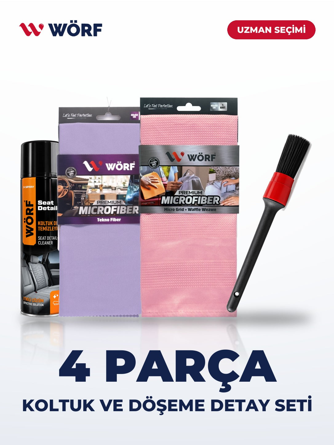 Wörf Koltuk ve Döşeme Detay Seti (4 Parça)
