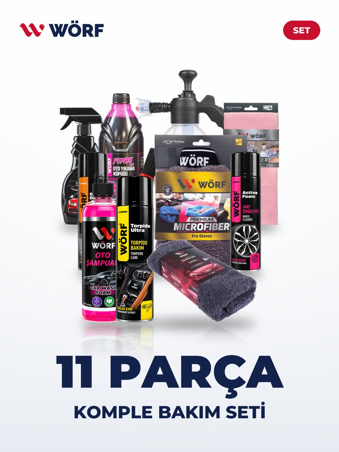 Wörf Komple Bakım Seti (11 Parça)