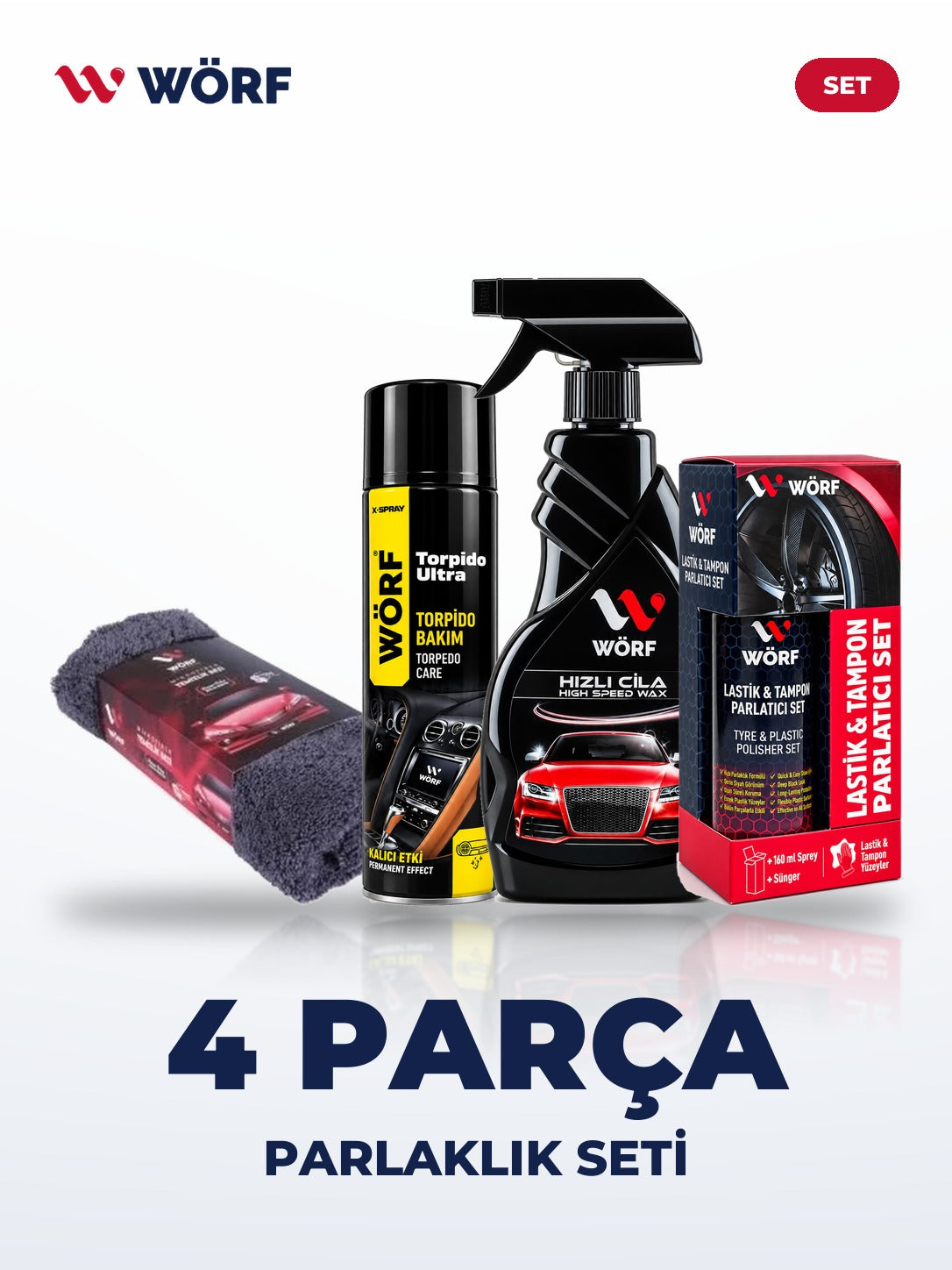Wörf Parlaklık Seti (4 Parça)