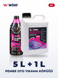 Wörf Pembe Köpük 5 L + 1 L Seti