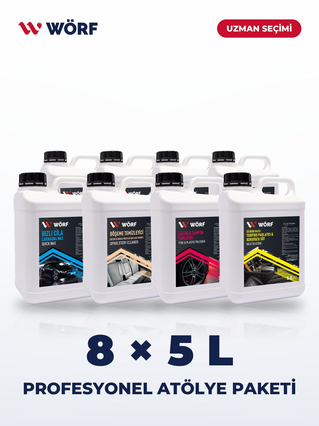 Wörf Profesyonel Atölye Paketi (8 × 5 L)