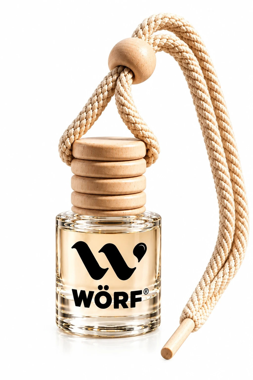 Wörf Oto Ayna Kokusu 8 ml ahşap kapaklı cam şişe
