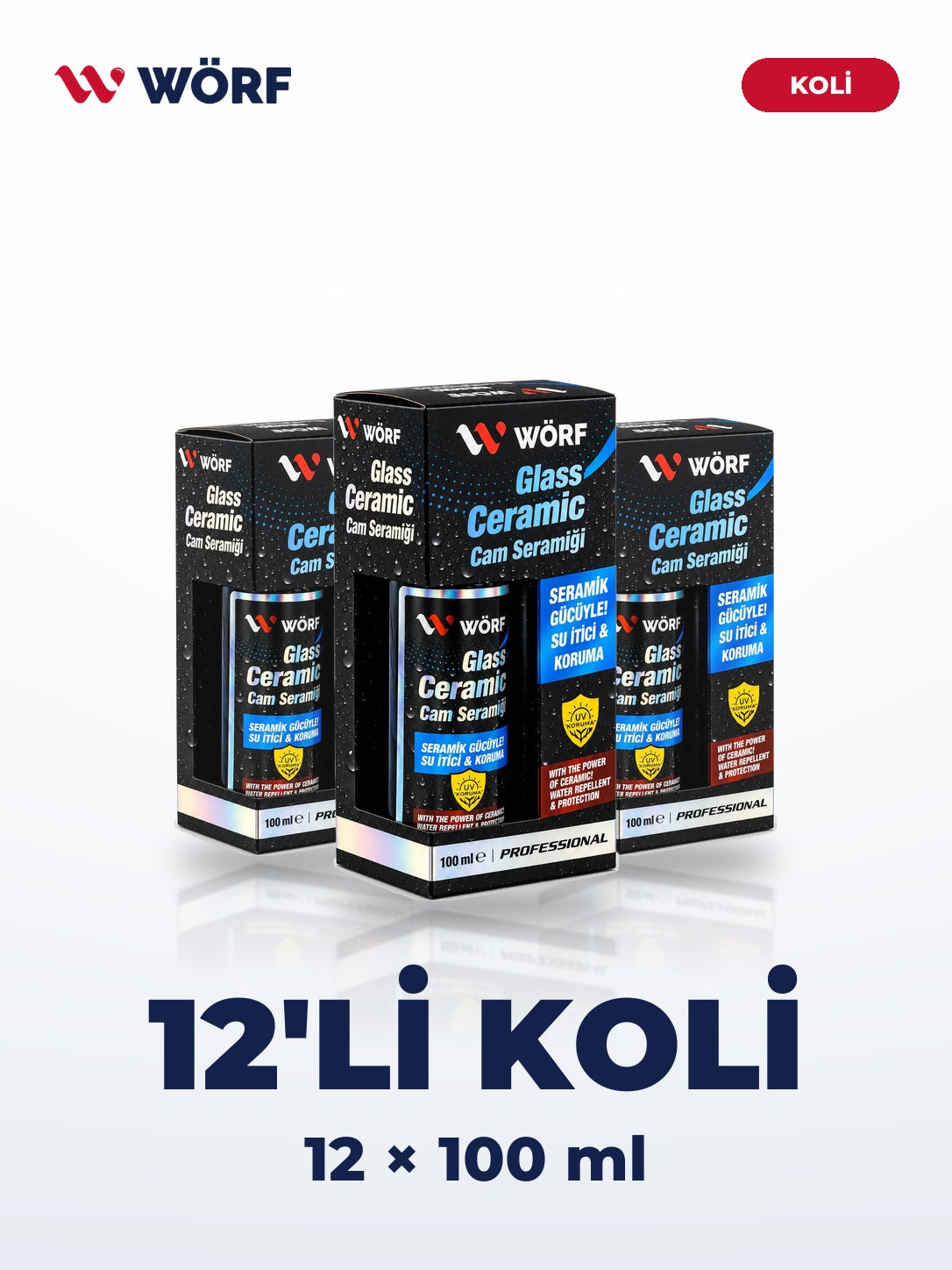 Wörf Cam Seramiği 100 ml – 12'li Koli