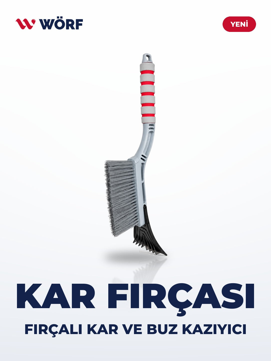 Wörf Fırçalı Kar Kazıyıcı