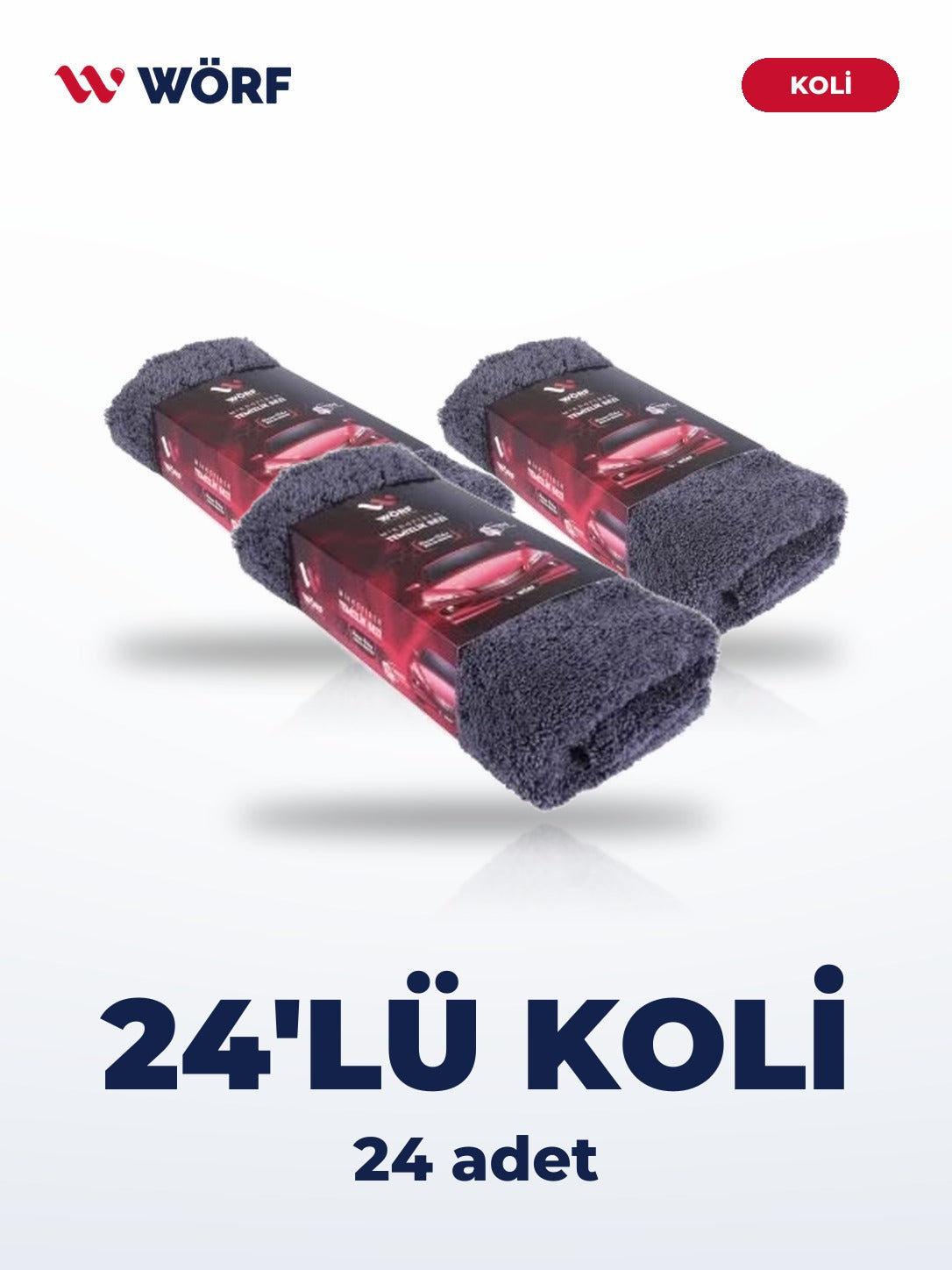 Wörf Lüx Gri Bez – 24'lü Koli