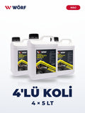 Wörf Silikon Bazlı Torpido Parlatıcı Koruyucu Süt 5 LT – 4'lü Koli